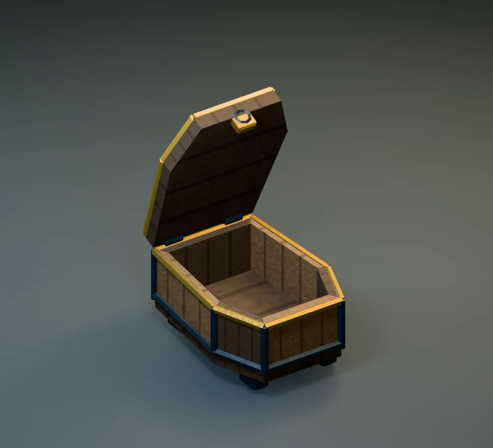 Reliquary Chest — Interior view
